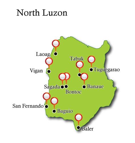 north luzon city list